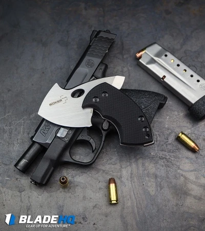 Boker War Toad Friction Folder Knife Black G10 Titanium (2.25" Satin) TuffKnives 8 Boker War Toad Friction Folder Knife Black G10 Titanium (2.25" Satin) TuffKnives - Image 6