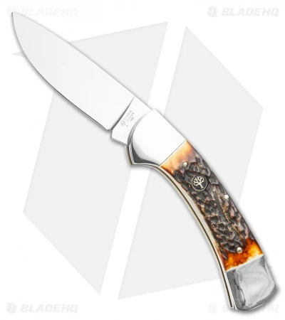 Boker Stag Hunter Lockback Pocket Knife (3.4" Polished) 114000 3 Boker Stag Hunter Lockback Pocket Knife (3.4" Polished) 114000