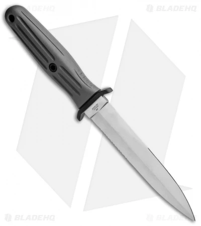 Boker Applegate-Fairbairn Vintage Combat Knife Gray (6" Satin Serr) 123543 4 Boker Applegate-Fairbairn Vintage Combat Knife Gray (6" Satin Serr) 123543 - Image 2