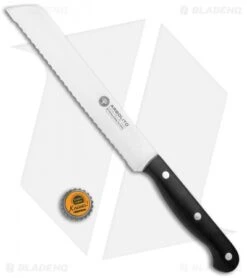 Boker Arbolito 8" Bread Kitchen Knife Black -Boker Boker Arbolito 8in Bread Kitchen Black 03BA8408 BHQ 5448 jr bottlecap