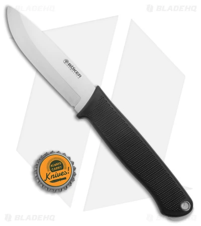 Boker Arbolito BK-1 Fixed Blade Knife Black Polymer (4" Satin) 02BA200 6 Boker Arbolito BK-1 Fixed Blade Knife Black Polymer (4" Satin) 02BA200 - Image 4