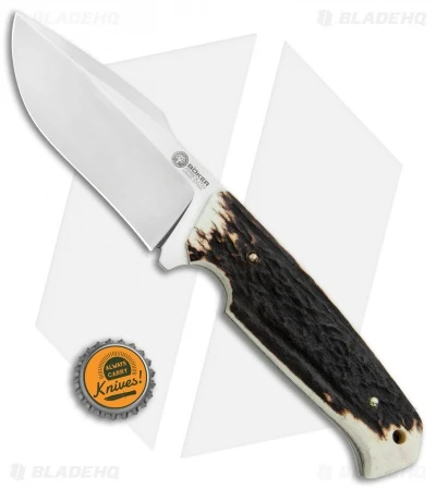 Boker Arbolito Bison Fixed Blade Knife Stag (4.13" Satin) 6 Boker Arbolito Bison Fixed Blade Knife Stag (4.13" Satin) - Image 4