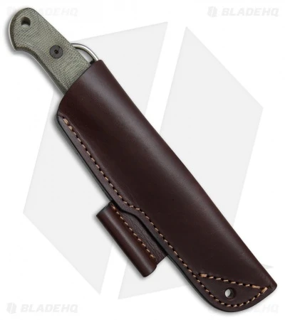 Boker Arbolito Bushcraft Micarta Fixed Blade Knife Green Micarta (4" Satin) 5 Boker Arbolito Bushcraft Micarta Fixed Blade Knife Green Micarta (4" Satin) - Image 3