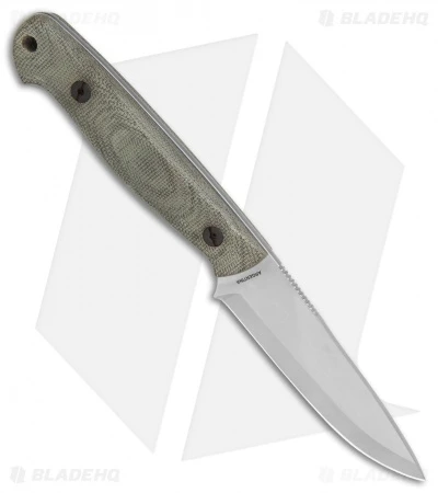 Boker Arbolito Bushcraft Micarta Fixed Blade Knife Green Micarta (4" Satin) 4 Boker Arbolito Bushcraft Micarta Fixed Blade Knife Green Micarta (4" Satin) - Image 2
