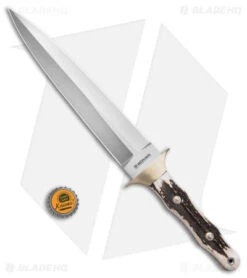 Boker Arbolito Colmillo Fixed Blade Dagger Knife Stag (10.7" Satin) 9 Boker Arbolito Colmillo Fixed Blade Dagger Knife Stag (10.7" Satin) -Boker Boker Arbolito Colmillo FB Dagger Stag 10in BHQ 139190 td size