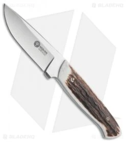 Boker Arbolito Stag Hunter Fixed Blade Knife Stag (3.5" Satin) 02BA319H