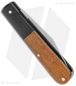 Boker Barlow Integral Pocket Slip Joint Knife Jute Micarta (3.25" Satin) 8 Boker Barlow Integral Pocket Slip Joint Knife Jute Micarta (3.25" Satin) -Boker Boker Barlow Integral Pocket Knife Jute Micarta Satin 110943 BHQ 120616 jr side