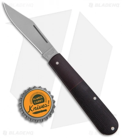 Boker Barlow Integral Pocket Slip Joint Knife Black Canvas Micarta (3.25" Satin) 6 Boker Barlow Integral Pocket Slip Joint Knife Black Canvas Micarta (3.25" Satin) - Image 4