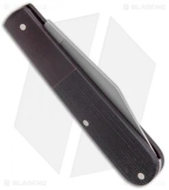 Boker Barlow Integral Pocket Slip Joint Knife Black Canvas Micarta (3.25" Satin) 8 Boker Barlow Integral Pocket Slip Joint Knife Black Canvas Micarta (3.25" Satin) -Boker Boker Barlow Integral Pocket Knife Micarta SW 111943 BHQ 120617 jr side