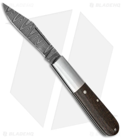 Boker Barlow Sherman Damast Slip Joint Knife Green Micarta (2.5" Damascus) 3 Boker Barlow Sherman Damast Slip Joint Knife Green Micarta (2.5" Damascus)