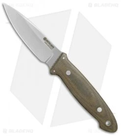Boker Burnley Cub Fixed Blade Knife Green Micarta (3.3" Plain) 120661