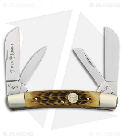 Boker Congress Pocket Knife 3.625" Jigged Brown Bone (110721) 3 Boker Congress Pocket Knife 3.625" Jigged Brown Bone (110721)