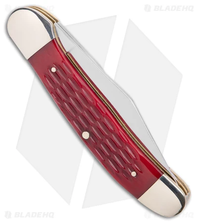 Boker Copperhead Pocket Knife 3.75" Jigged Red Bone 110811 5 Boker Copperhead Pocket Knife 3.75" Jigged Red Bone 110811 - Image 3