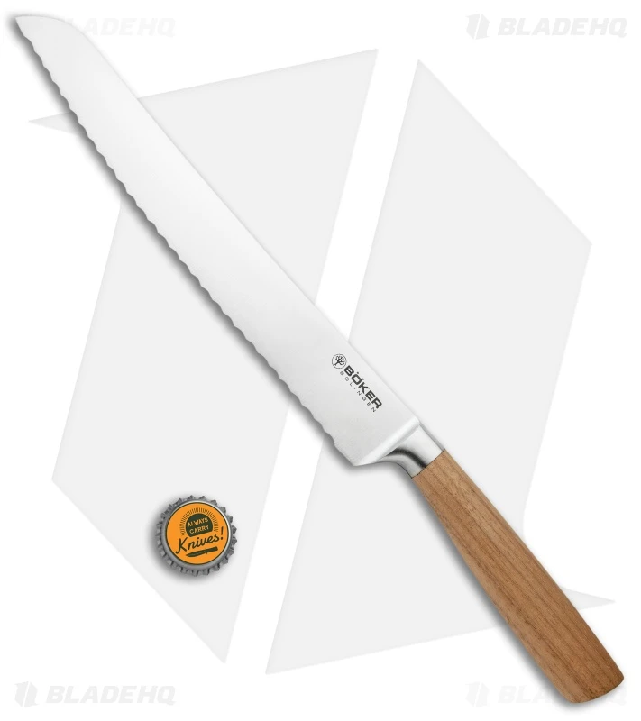 Boker Core 8.5" Bread Kitchen Knife Walnut Wood 6 Boker Core 8.5" Bread Kitchen Knife Walnut Wood - Image 4