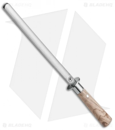 Boker Damascus Olive Diamond-Coated Sharpening Rod Olive Wood 3 Boker Damascus Olive Diamond-Coated Sharpening Rod Olive Wood