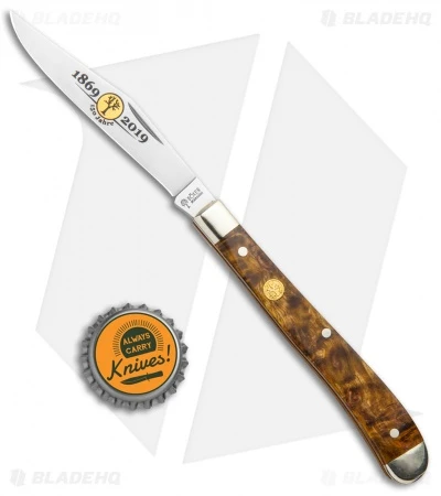 Boker Delicate 150th Anniversary Edition Knife Curly Birch Wood 115016 6 Boker Delicate 150th Anniversary Edition Knife Curly Birch Wood 115016 - Image 4