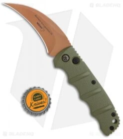 Boker Desert Warrior Kalashnikov Hawkbill Automatic Knife OD Green (Copper) 9 Boker Desert Warrior Kalashnikov Hawkbill Automatic Knife OD Green (Copper) -Boker Boker Desert Warrior Kalashnikov Hawkbill Auto OD Green Copper 01KALS69NSOI BHQ 103273 jr bottlecap