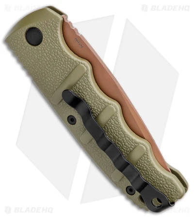 Boker Desert Warrior Kalashnikov Tanto Automatic Knife Green (3.25" D2 Copper) 5 Boker Desert Warrior Kalashnikov Tanto Automatic Knife Green (3.25" D2 Copper) - Image 3