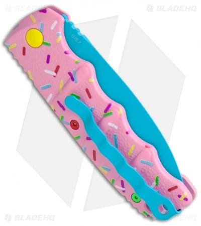 Boker Dessert Warrior Kalashnikov Dagger Automatic Knife (3.25" Blue) Donut 5 Boker Dessert Warrior Kalashnikov Dagger Automatic Knife (3.25" Blue) Donut - Image 3