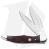 Boker Folding Hunter Pocket Knife 5.25" Rosewood W/ Pouch 110838