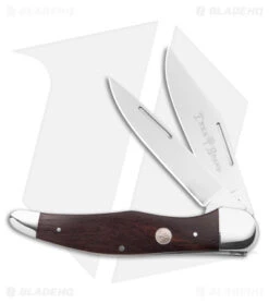 Boker Folding Hunter Pocket Knife 5.25" Rosewood W/ Pouch 110838