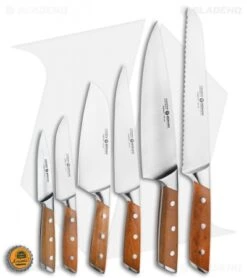 Boker Forge Wood 7-Piece Kitchen Knife Set Maple Wood W/ Wooden Block 7 Boker Forge Wood 7-Piece Kitchen Knife Set Maple Wood W/ Wooden Block -Boker Boker Forge Wood 7 Piece Kitchen Knife Set Maple Wood Wooden Block BHQ 116577 jr bottlecap