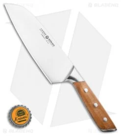 Boker Forge Wood 6.5" Santoku Kitchen Knife Maple Wood 7 Boker Forge Wood 6.5" Santoku Kitchen Knife Maple Wood -Boker Boker Forged SantokuKnife Maple 03BO512 BHQ 116579 LS Bottlecap