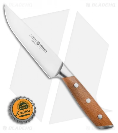 Boker Forge Wood 4.5" Utility Kitchen Knife Maple Wood 5 Boker Forge Wood 4.5" Utility Kitchen Knife Maple Wood - Image 3