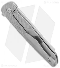 Boker Plus Gent-X Frame Lock Knife Orange Peel Titanium (2.8" Mirror) 01BO261 -Boker Boker Gent X Ti Satin BHQ 86576 er side