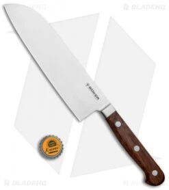 Boker Heritage 7" Santoku Kitchen Knife Walnut Wood -Boker Boker Heritage Bread Knife BHQ 122929 jr bottlecap