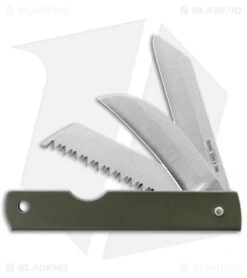 Boker History Knife & Tool Japanese Army Pen Knife Saw + Hawkbill (2.4" Satin)