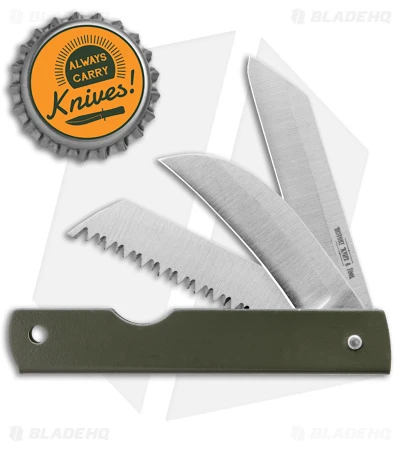 Boker History Knife & Tool Japanese Army Pen Knife Saw + Hawkbill (2.4" Satin) 6 Boker History Knife & Tool Japanese Army Pen Knife Saw + Hawkbill (2.4" Satin) - Image 4