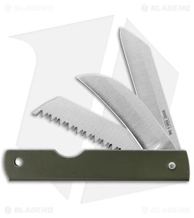 Boker History Knife & Tool Japanese Army Pen Knife Saw + Hawkbill (2.4" Satin) 3 Boker History Knife & Tool Japanese Army Pen Knife Saw + Hawkbill (2.4" Satin)