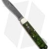 Boker Hunting Knife Mono Lockback Knife Green Curly Birch (3.25" Damascus) 2 Boker Hunting Knife Mono Lockback Knife Green Curly Birch (3.25" Damascus) -Boker Boker Hunting Knife Mono LB Green Curly Birch Damascus 118030DAM BHQ 121068 jr