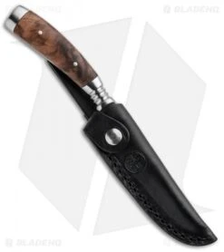 Boker Jager Gold Gobec Nicker Fixed Blade Knife Walnut Wood (4" Satin) 122532 8 Boker Jager Gold Gobec Nicker Fixed Blade Knife Walnut Wood (4" Satin) 122532 -Boker Boker Jager Gold Gobec Nicker Walnut Wood Satin 122532 BHQ 90295 jr sheath