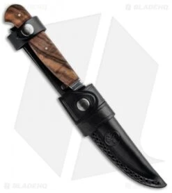 Boker Jager Gold Nicker 11 Fixed Blade Knife Walnut Wood (4.4" Satin) 121534 -Boker Boker Jager Gold Nicker 11 Walnut Wood Satin 121534 BHQ 90296 jr sheath