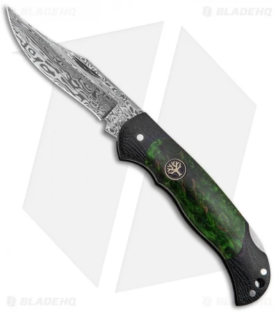 Boker Junior Scout Lightweight Damascus Green Curly Birch (2.75" Damascus) 3 Boker Junior Scout Lightweight Damascus Green Curly Birch (2.75" Damascus)
