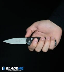Boker Kalashnikov Automatic Knife Gray (3.25" D2 Black Serr) 11 Boker Kalashnikov Automatic Knife Gray (3.25" D2 Black Serr) -Boker Boker Kalashnikov Automatic Knife Black Bead Blast KALS74 BHQ 0103 kp in hand web