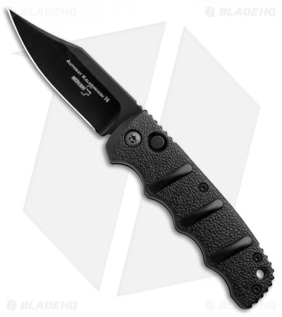 Boker Kalashnikov Bowie Automatic Knife Black (3.25" Black D2) 3 Boker Kalashnikov Bowie Automatic Knife Black (3.25" Black D2)