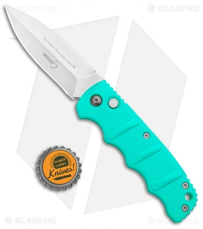 Boker Kalashnikov Dagger Automatic Knife Tyranny Teal (3.25" Stonewash) 6 Boker Kalashnikov Dagger Automatic Knife Tyranny Teal (3.25" Stonewash) - Image 4