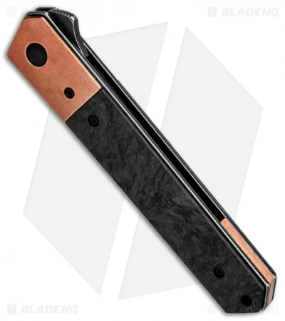 Boker Kwaiken Flipper Knife Marble Carbon Fiber/Copper (3.5" Smokewash) 4 Boker Kwaiken Flipper Knife Marble Carbon Fiber/Copper (3.5" Smokewash) - Image 2