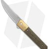 Boker Kwaiken Flipper Knife Canvas Micarta/Brass Bolster (3.5" Stonewash) 2 Boker Kwaiken Flipper Knife Canvas Micarta/Brass Bolster (3.5" Stonewash) -Boker Boker Kwaiken Tuxedo Canvas Micarta Brass SW BHQ 77843 er