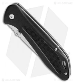 Boker Magnum Advance Checkering Black Liner Lock Knife Aluminum (3.1" Satin) -Boker Boker Magnum Advance Checkering Black Liner Lock Knife Aluminum 3.1in Satin 01RY302 BHQ 111611 LS Spine