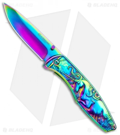 Boker Magnum Anna's Rainbow Unicorn Frame Lock Knife (3.5" Spectrum) 01MB231 3 Boker Magnum Anna's Rainbow Unicorn Frame Lock Knife (3.5" Spectrum) 01MB231
