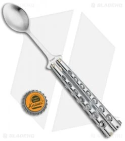 Boker Magnum Balispoon Butterfly Trainer (4" Satin Spoon) 09RY250 -Boker Boker Magnum Balispoon Butterfly Trainer Satin Spoon 09RY250 BHQ 80893 jr bottlecap