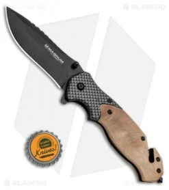 Boker Magnum Blomkvist Liner Lock Knife Wood (3.4" Black) 9 Boker Magnum Blomkvist Liner Lock Knife Wood (3.4" Black) -Boker Boker Magnum Blomkvist Liner Lock Knife Wood 3.4in Black 01MB735 BHQ 111675 LS Bottlecap