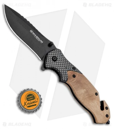 Boker Magnum Blomkvist Liner Lock Knife Wood (3.4" Black) 6 Boker Magnum Blomkvist Liner Lock Knife Wood (3.4" Black) - Image 4