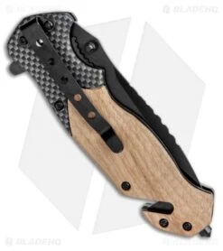 Boker Magnum Blomkvist Liner Lock Knife Wood (3.4" Black) 8 Boker Magnum Blomkvist Liner Lock Knife Wood (3.4" Black) -Boker Boker Magnum Blomkvist Liner Lock Knife Wood 3.4in Black 01MB735 BHQ 111675 LS Side