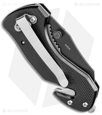 Boker Magnum Compact Rescue Liner Lock Knife (2.375" Black) 01MB456 5 Boker Magnum Compact Rescue Liner Lock Knife (2.375" Black) 01MB456 - Image 3