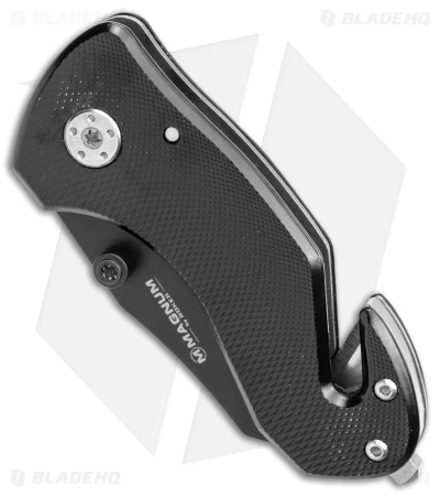 Boker Magnum Compact Rescue Liner Lock Knife (2.375" Black) 01MB456 4 Boker Magnum Compact Rescue Liner Lock Knife (2.375" Black) 01MB456 - Image 2